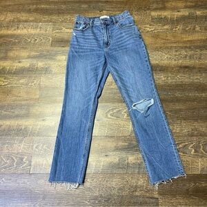 Abercrombie & Fitch 90’s Slim Straight Ultra High Rise Blue Jeans Women’s 28/6